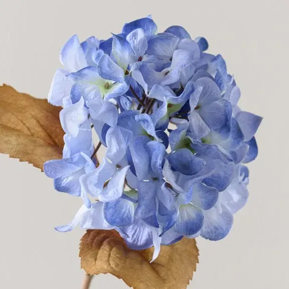Artificial Hydrangea Stem - Blue