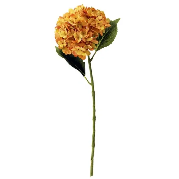 Artificial Hydrangea Stem - Brown