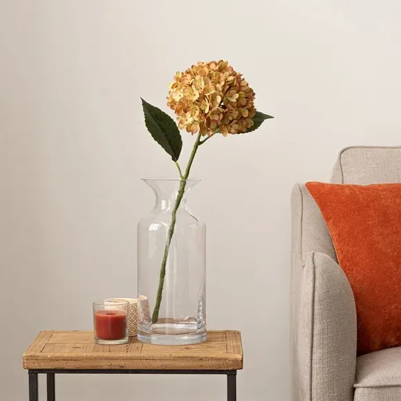 Artificial Hydrangea Stem - Brown image