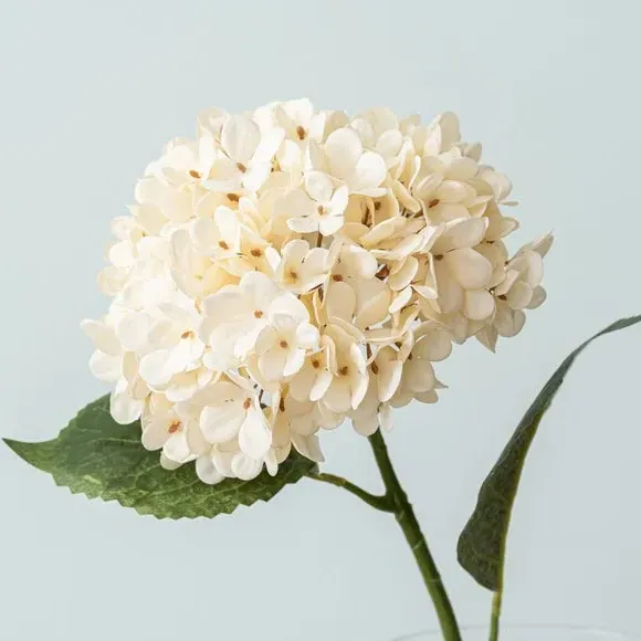 Artificial Hydrangea Stem - Cream