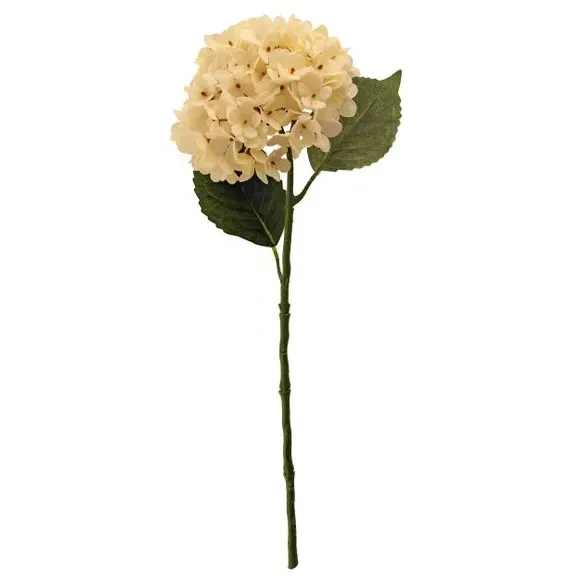 Artificial Hydrangea Stem - Cream