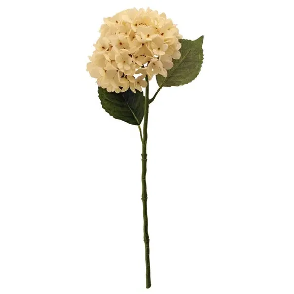 Artificial Hydrangea Stem - Cream