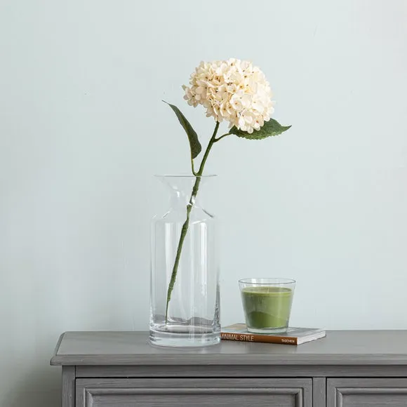 Artificial Hydrangea Stem - Cream