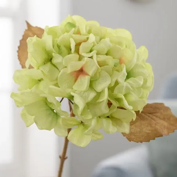 Artificial Hydrangea Stem - Green