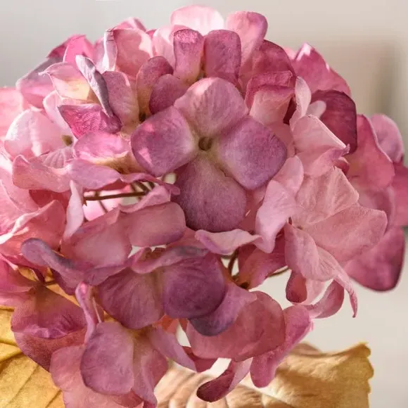 Artificial Hydrangea Stem - Purple