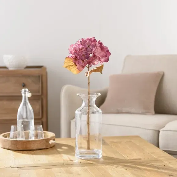 Artificial Hydrangea Stem - Purple