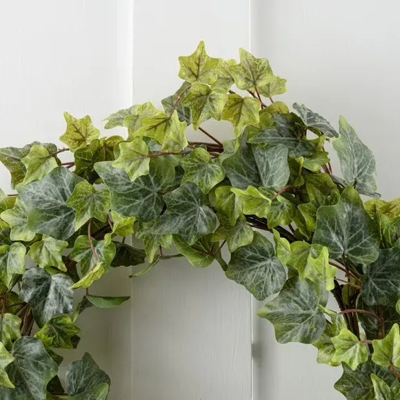 Artificial Ivy Wreath - Green