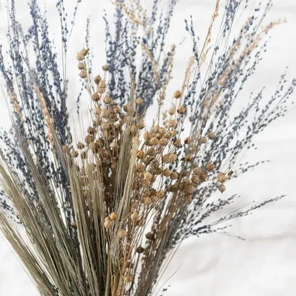Artificial Lavender Bouquet - Blue, Dried Stems