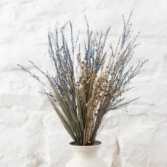 Artificial Lavender Bouquet - Blue, Dried Stems