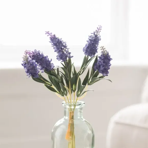 Artificial Lavender Bundle - Purple, Plastic image