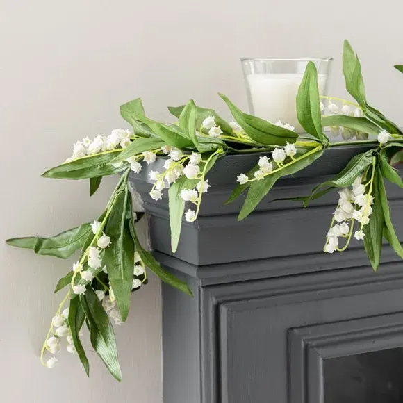 Artificial Lily Garland - Off-White