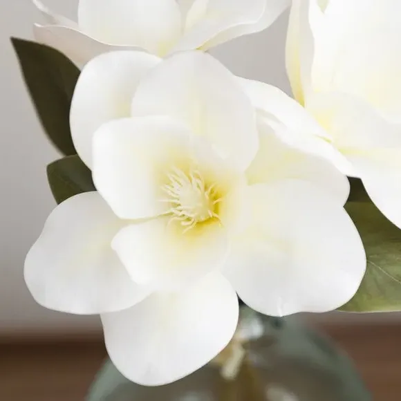 Artificial Magnolia Bouquet - White