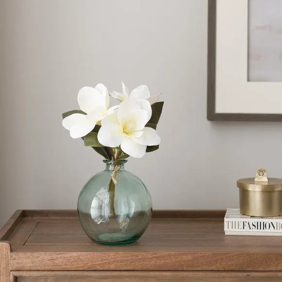 Artificial Magnolia Bouquet - White image