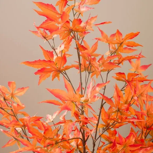 Artificial Maple Tree - Orange, Terracotta Pot
