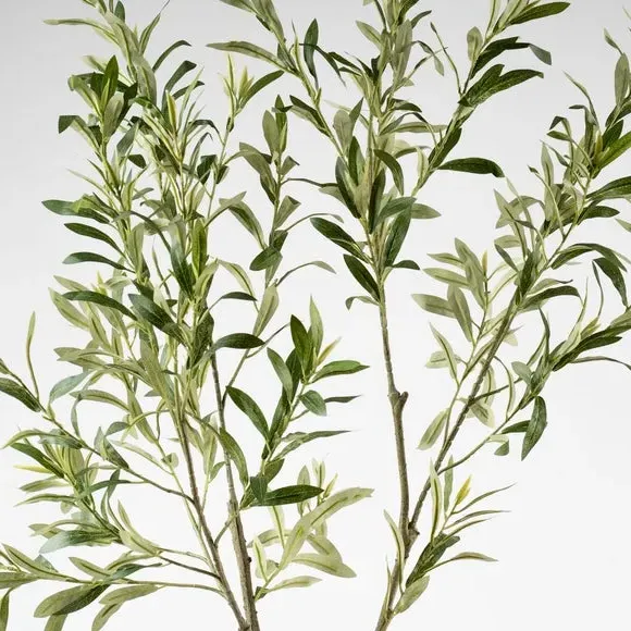 Artificial Olive Tree in Pot - Green, Cream