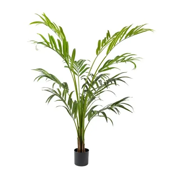 Artificial Palm Tree in Pot - Green, Plastic