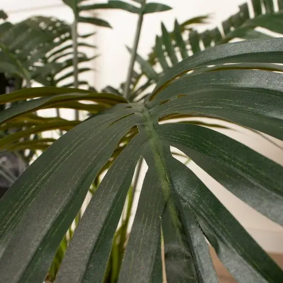 Artificial Palm Tree with Ceramic Pot - Green