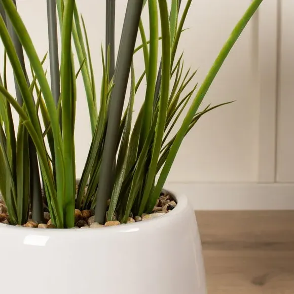 Artificial Palm Tree with Ceramic Pot - Green