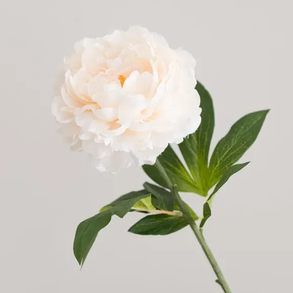 Artificial Peony Stem - Peach