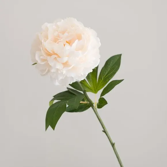 Artificial Peony Stem - Peach