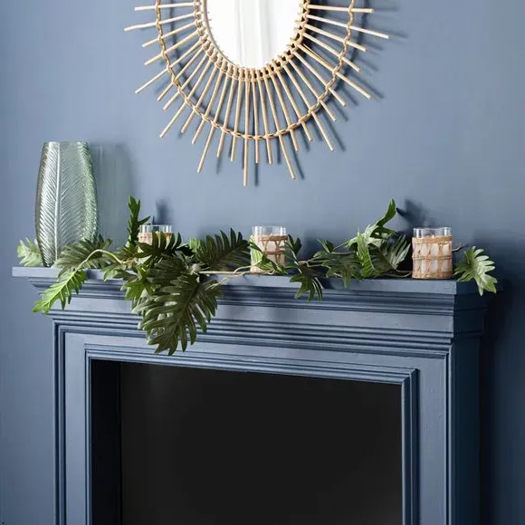 Artificial Philo Garland - Green, Fabric image