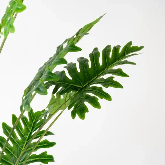 Artificial Philodendron Tree - Green, Plastic