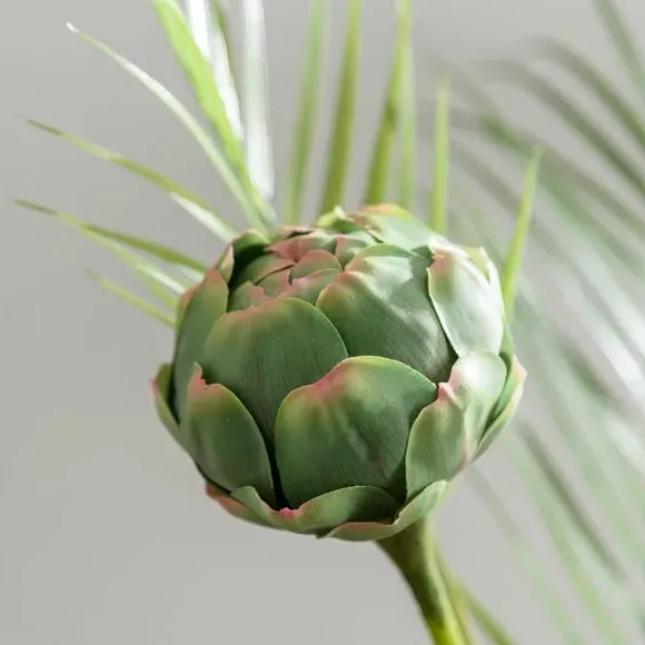 Artificial Protea Bouquet in Vase - Green