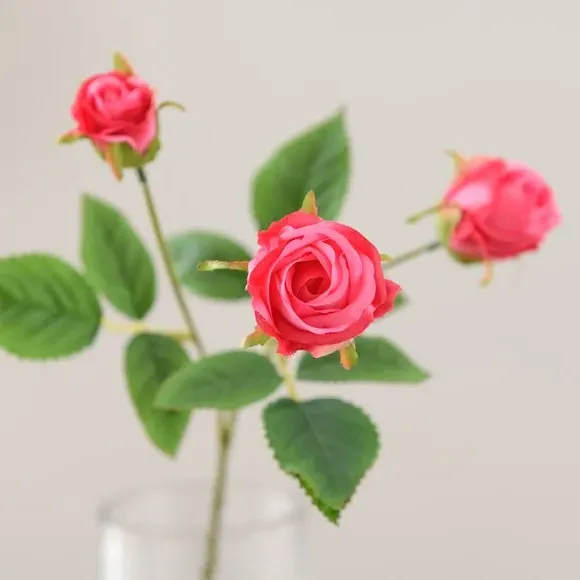 Artificial Rose Stem - Magenta