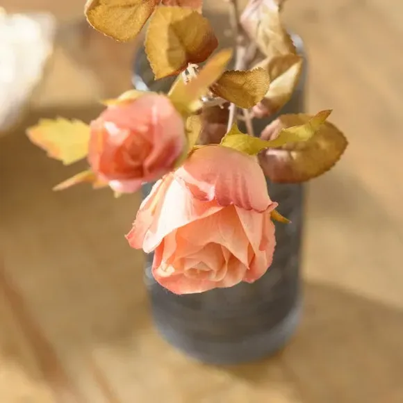 Artificial Rose Stem - Pink, Faux Flower
