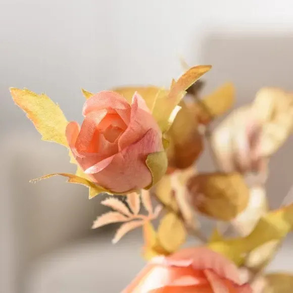 Artificial Rose Stem - Pink, Faux Flower
