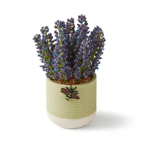 Artificial Succulent Plant - Green, Ceramic