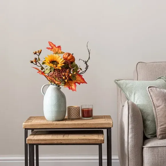 Artificial Sunflower Bouquet - Orange, Ceramic image