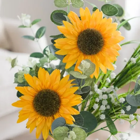 Artificial Sunflower Bouquet - Yellow