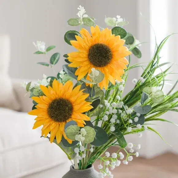Artificial Sunflower Bouquet - Yellow