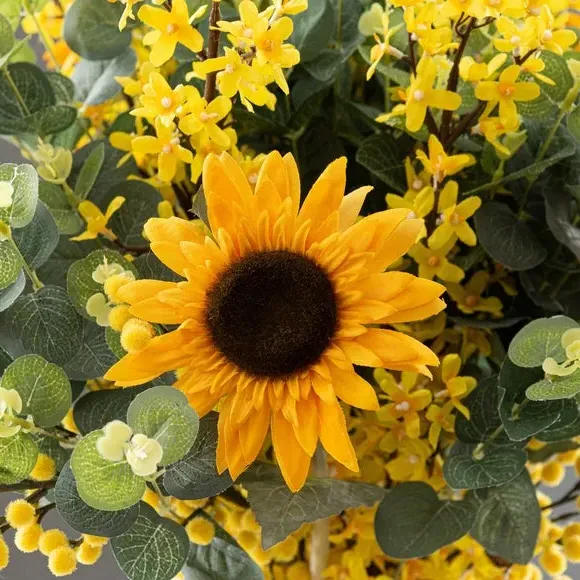 Artificial Sunflower Bouquet - Yellow, Mixed