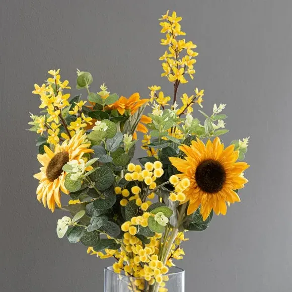 Artificial Sunflower Bouquet - Yellow