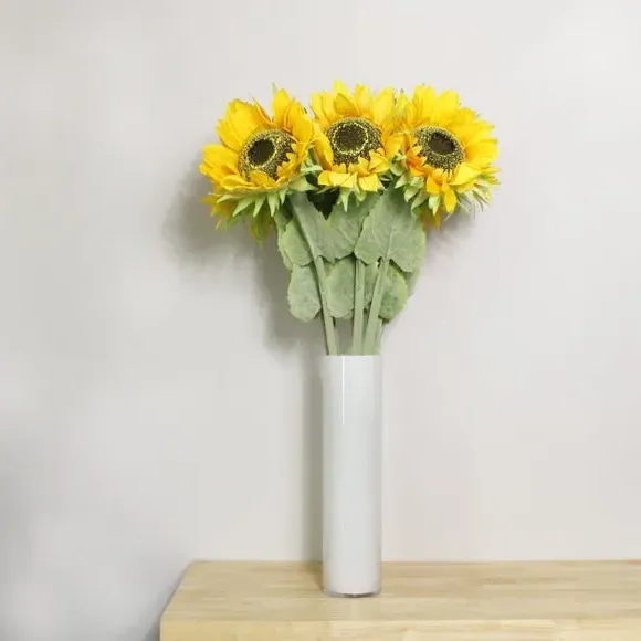 Artificial Sunflower Stem - Yellow