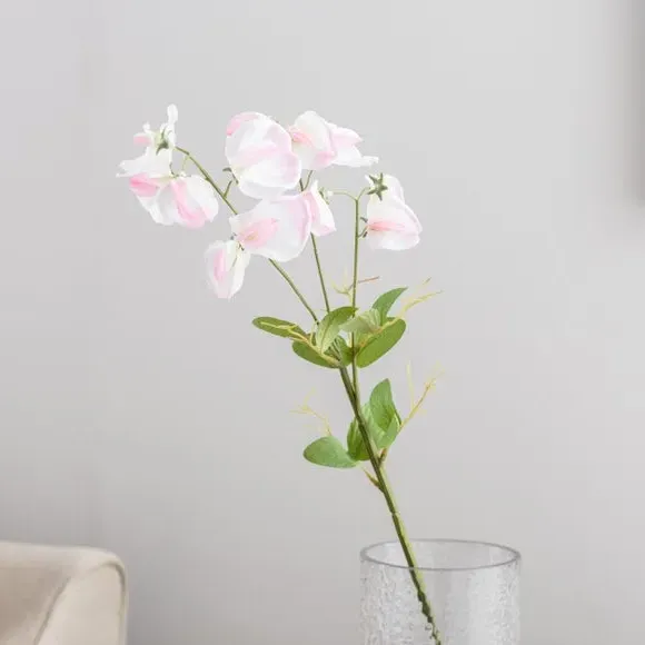 Artificial Sweet Pea Stem - Pink