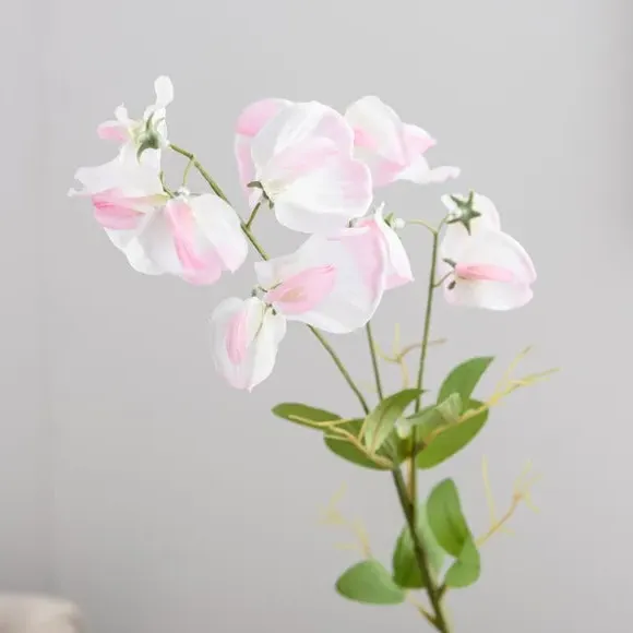 Artificial Sweet Pea Stem - Pink