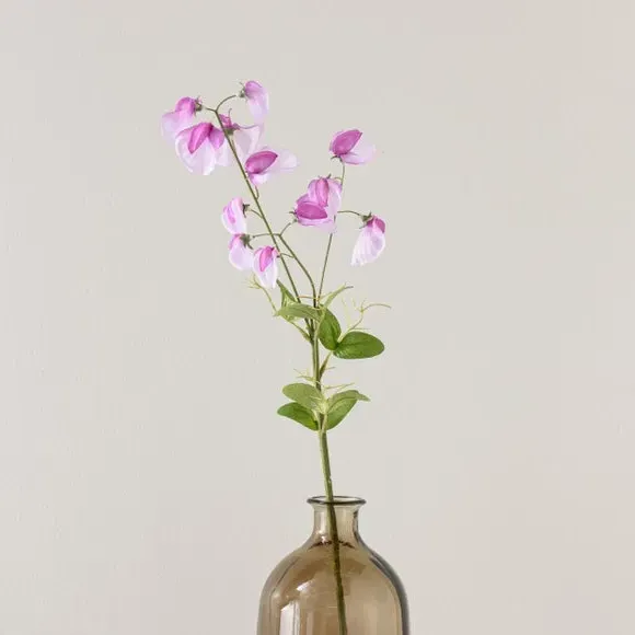 Artificial Sweet Pea Stem - Purple