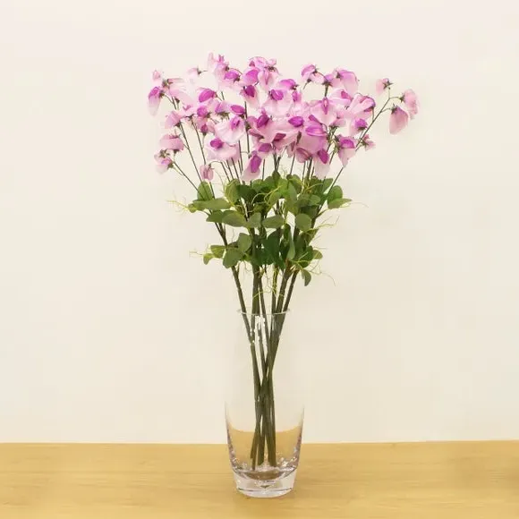 Artificial Sweet Pea Stem - Purple