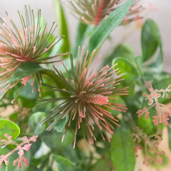 Artificial Thistle Foliage Bundle - Multicolor