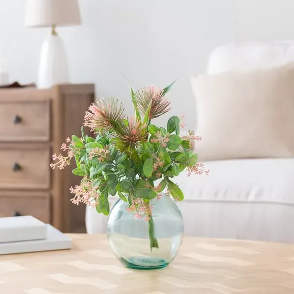 Artificial Thistle Foliage Bundle - Multicolor image