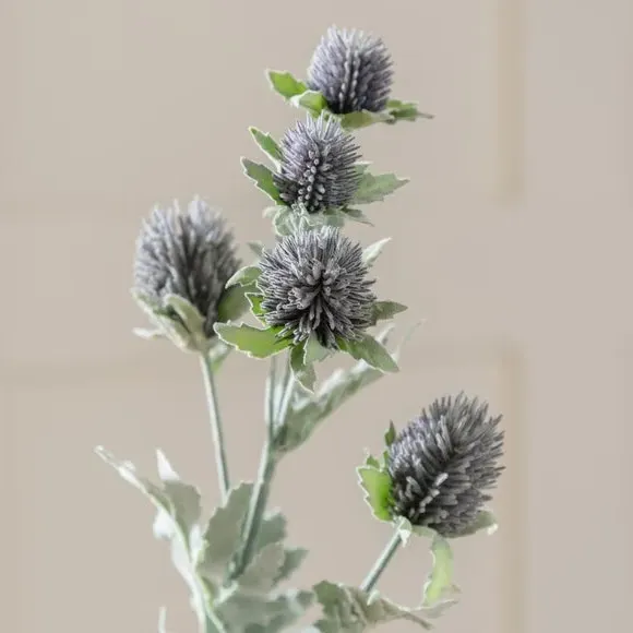 Artificial Thistle Stem - Purple