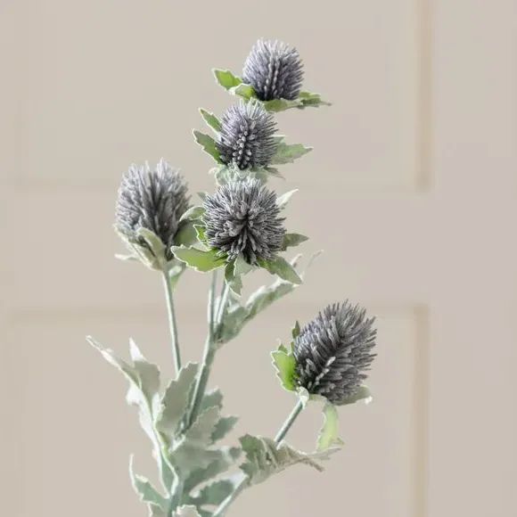 Artificial Thistle Stem - Purple