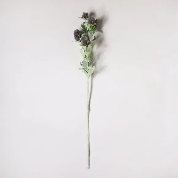 Artificial Thistle Stem - Purple