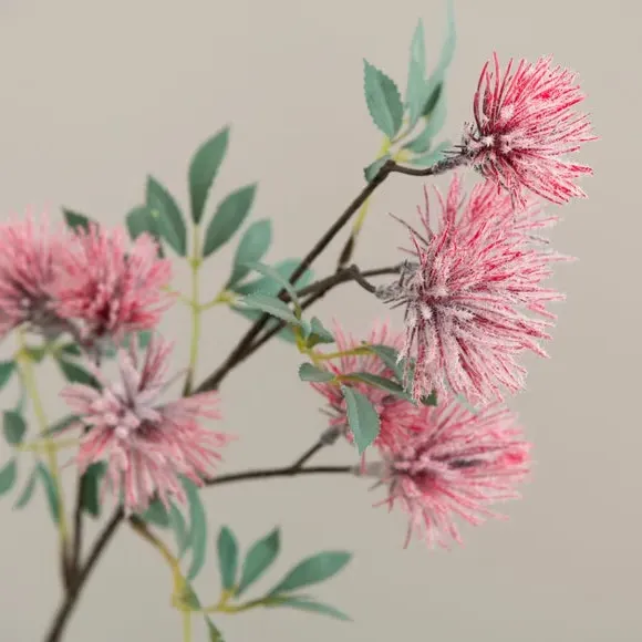 Artificial Thistle Stem - Red