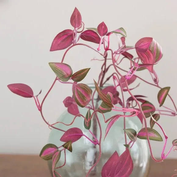 Artificial Tradescantia Vine Stem - Purple