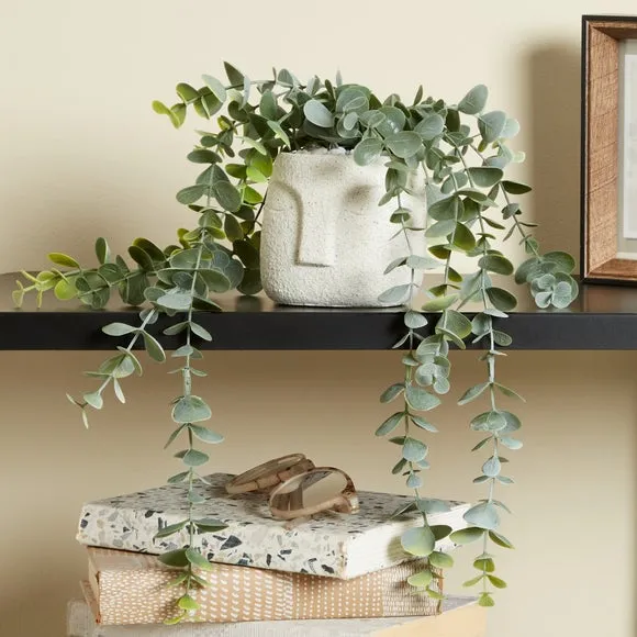 Artificial Trailing Eucalyptus - Green, Ceramic image