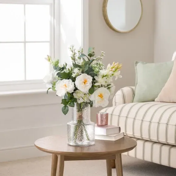 Artificial Tuberose Bouquet - White image